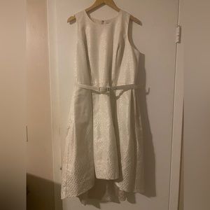 NWOT White House Black Market Cream Dress